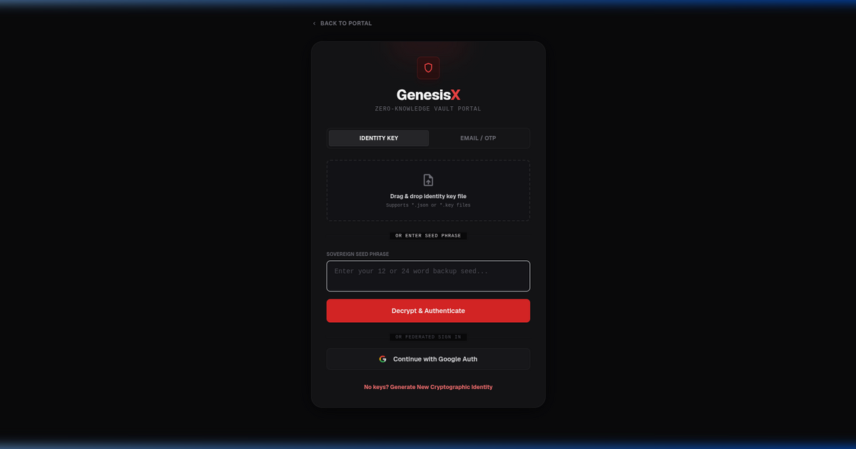 GenesisX | Fortified Communication